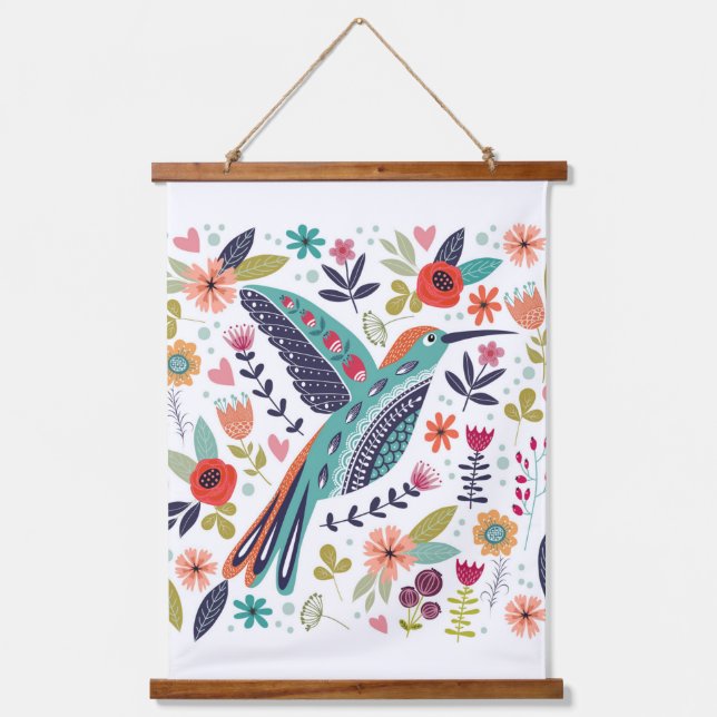 Beautiful Bird  Hanging Tapestry (Front)