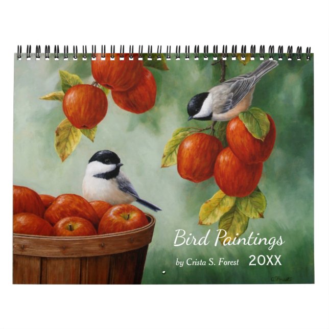 Beautiful Bird Paintings Calendar (Cover)