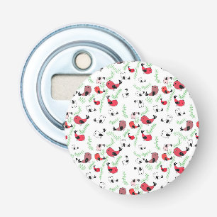 Beautiful bird themed gift, patterned magnet bottle opener