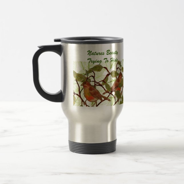 Beautiful Birdie Travel Mug (Left)