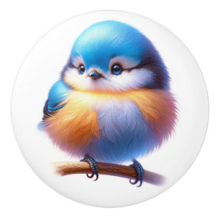 Beautiful Birds  Ceramic Knob