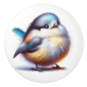 Beautiful Birds Ceramic Knob