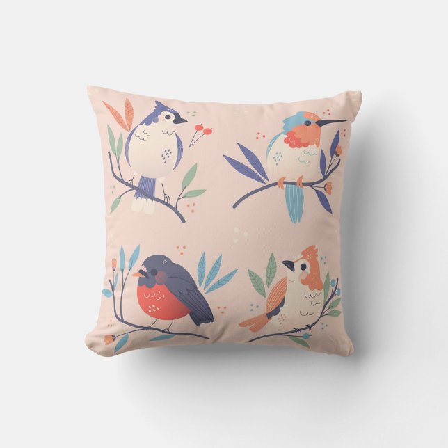 Beautiful Birds Cushion (Creator Uploaded)