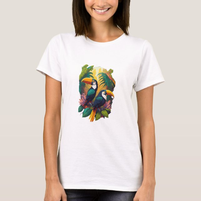 Beautiful Birds Graphic tees (Front)