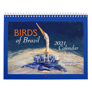 Beautiful "BIRDS of Brazil" 2021 Calendar
