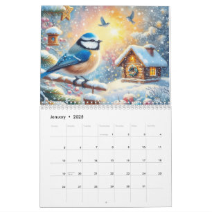 Beautiful Birds Paintings Calendar
