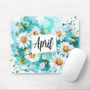 Beautiful Birth Month Flowers/April Mouse Mat
