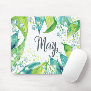 Beautiful Birth Month Flowers/May Mouse Mat