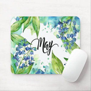 Beautiful Birth Month Flowers/May Mouse Mat