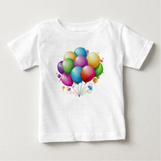 Beautiful birthday balloons baby T-Shirt