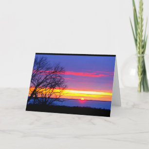 Beautiful Birthday From Sunrise To Sunset Card