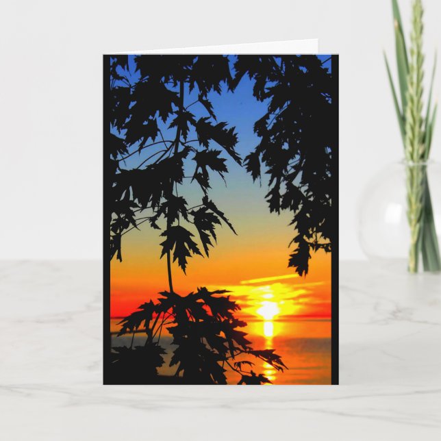 Beautiful Birthday Sunrise To Sunset Card (Front)