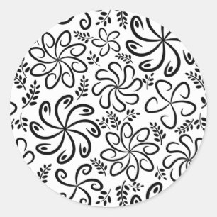 Beautiful black and white  Sticker
