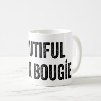 Beautiful Black Bougie – Empowering Quote Coffee Mug