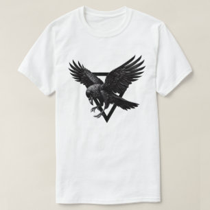 Beautiful Black Crow Raven Bird T-Shirt