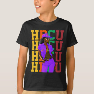 Beautiful Black Educated Hbcu Melanated Hbcu Siste T-Shirt