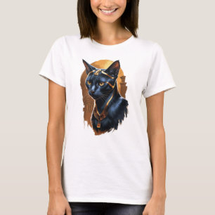 Beautiful black Egyptian Cat T-Shirt