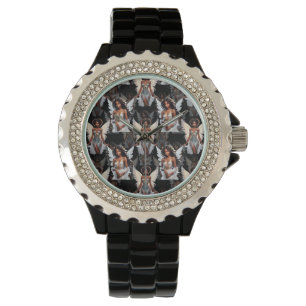 Beautiful Black Girl Angels Pattern Design -Dark Watch