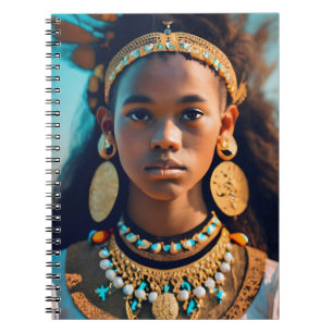beautiful black girl from East African ethnicity Notebook