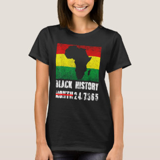 Beautiful Black History Month 247365 We Are All Hu T-Shirt