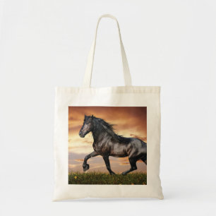 Beautiful Black Horse Tote Bag