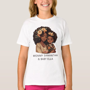 Beautiful Black Mum and Daughter (10) T-Shirt