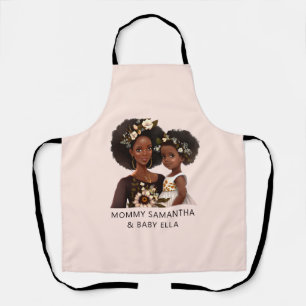 Beautiful Black Mum and Daughter (11) Apron