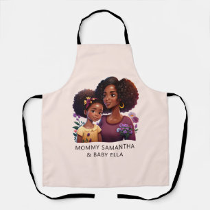 Beautiful Black Mum and Daughter (12) Apron