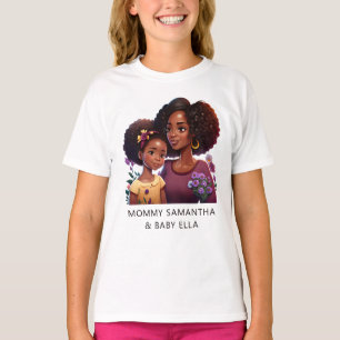 Beautiful Black Mum and Daughter (12) T-Shirt