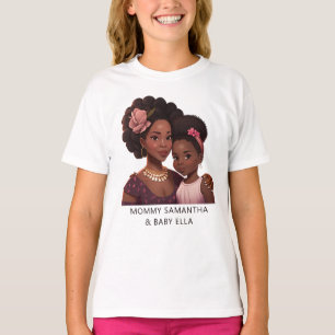 Beautiful Black Mum and Daughter (14) T-Shirt