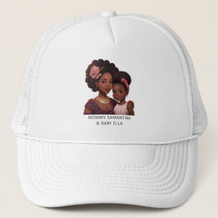 Beautiful Black Mum and Daughter (14) Trucker Hat