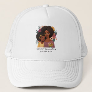 Beautiful Black Mum and Daughter (15) Trucker Hat