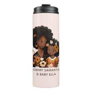 Beautiful Black Mum and Daughter (16) Thermal Tumbler