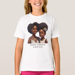 Beautiful Black Mum and Daughter (18) T-Shirt