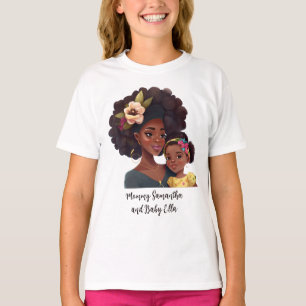 Beautiful Black Mum and Daughter (21) T-Shirt