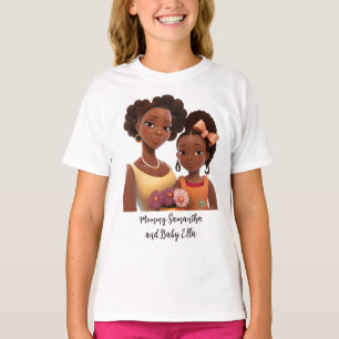 Beautiful Black Mum and Daughter (22) T-Shirt