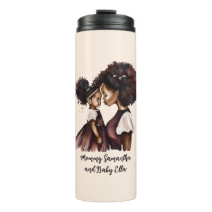 Beautiful Black Mum and Daughter (24) Thermal Tumbler