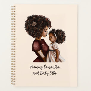 Beautiful Black Mum and Daughter (26) Planner