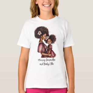 Beautiful Black Mum and Daughter (27) T-Shirt