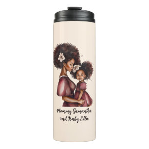 Beautiful Black Mum and Daughter (27) Thermal Tumbler