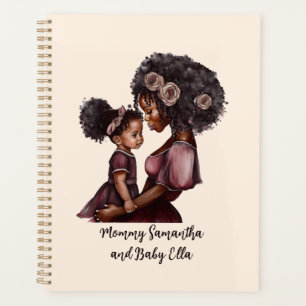 Beautiful Black Mum and Daughter (28) Planner