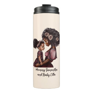 Beautiful Black Mum and Daughter (28) Thermal Tumbler