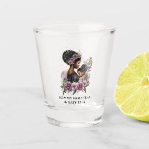 Beautiful Black Mum and Daughter (6) Shot Glass