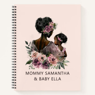Beautiful Black Mum and Daughter (8) Notebook