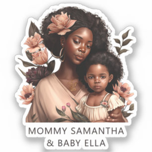 Beautiful Black Mum and Daughter (9)