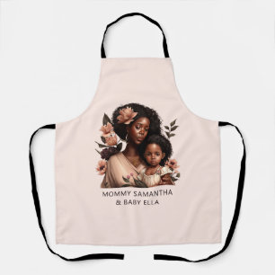 Beautiful Black Mum and Daughter (9) Apron