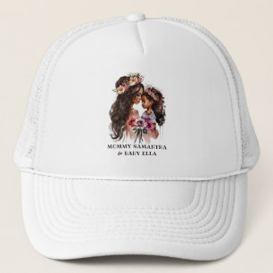 Beautiful Black Mum and Daughter Trucker Hat