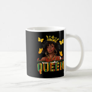 Beautiful Black Queen Dripping Afro Melanin Junete Coffee Mug