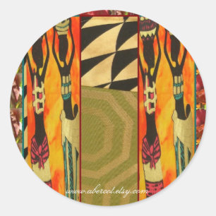 Beautiful Black Women and Water Jugs Stickers