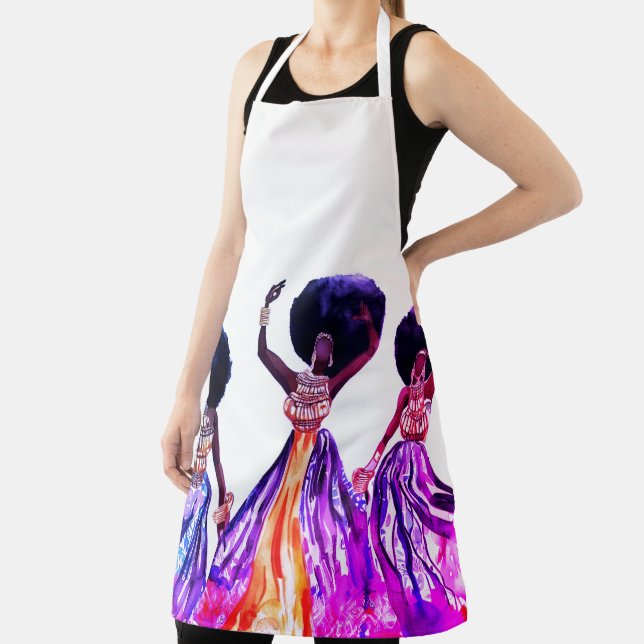 Beautiful Black Women Apron (Insitu)